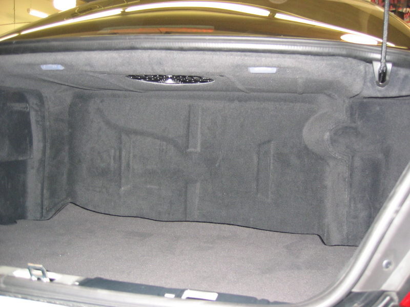 Mercedes S55 factory trunk